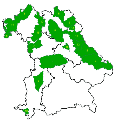 Naturparke in Bayern