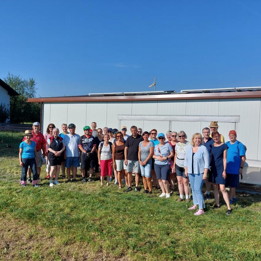 Gruppenbild zur Hofladenradtour 2023