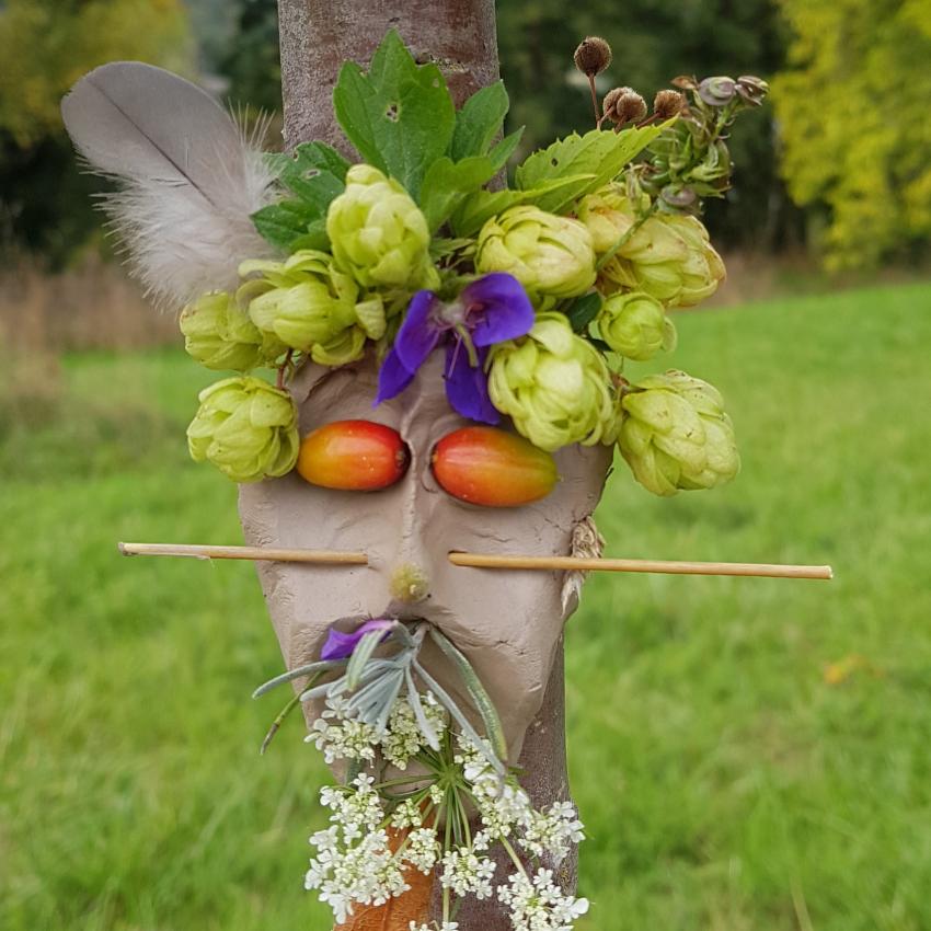 Landart aus Naturmaterialien (Foto: Conni Schlosser)