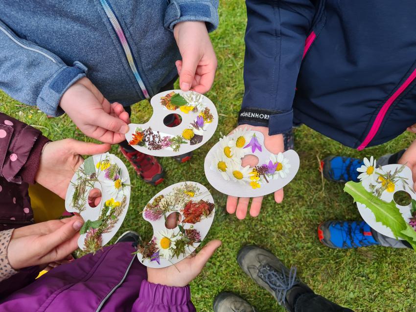 Bunte Vielfalt an Projekttagen, Foto: Naturpark Bayerischer Wald