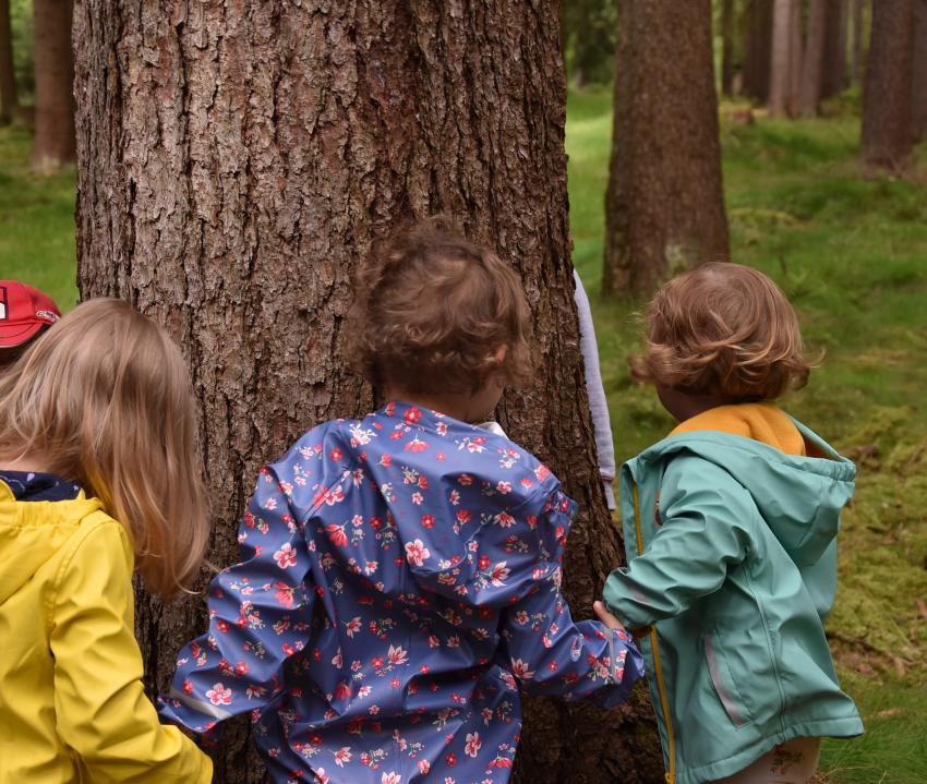 Kinder im Wald, Foto: Umweltstation Abtei Waldsassen