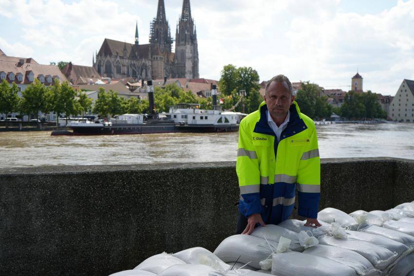 Minister Glauber in Regensburg an der Donau