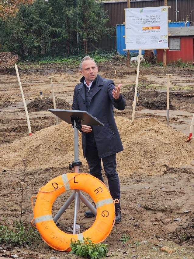 Umweltminister Thorsten Glauber am Rednerpult