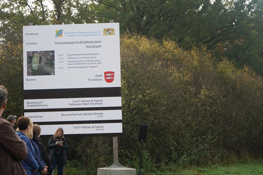 Vorhaben Hochwasserrückhaltebecken Kersbach