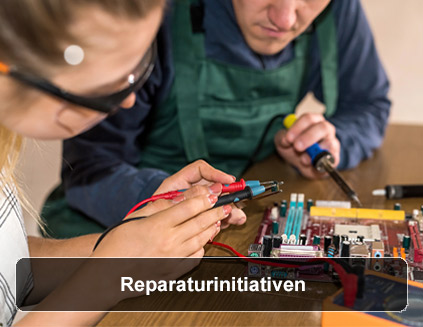 Link führt zur Seite Förderung von Reparaturinitiativen