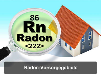 Radon-Vorsorgegebiete