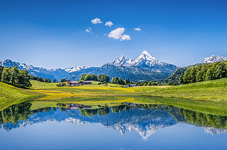 Blick auf den Watzmann